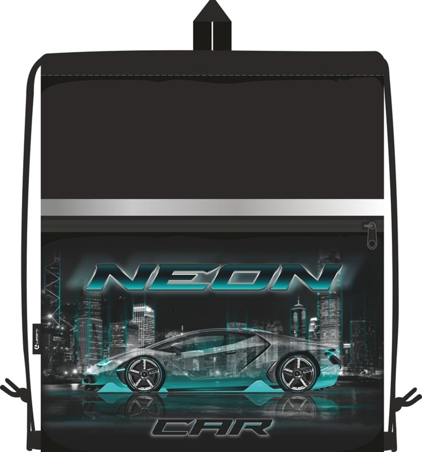 

Сумка для обуви 1отд. Neon Car 41х48см светоотр.полоса ручка-петля Lamark SB0011-08 (муж)