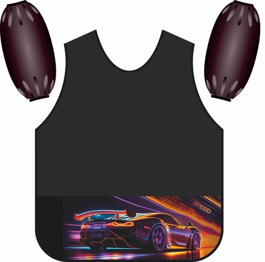 

Набор накидка и нарукавники для труда 44х55см размер M 3 кармана Скорость Lamark НA0006-12 (муж)