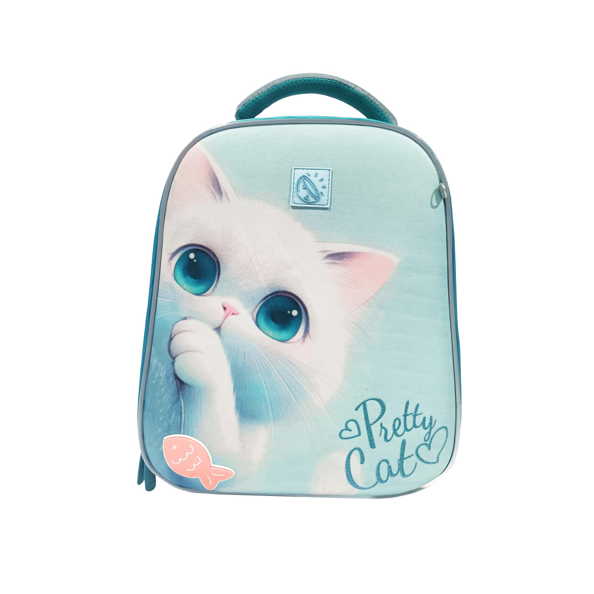 

Рюкзак 2отд. ERGO First Cat Lady Пушистик 37х29х17см эрганом. спинка Кокос