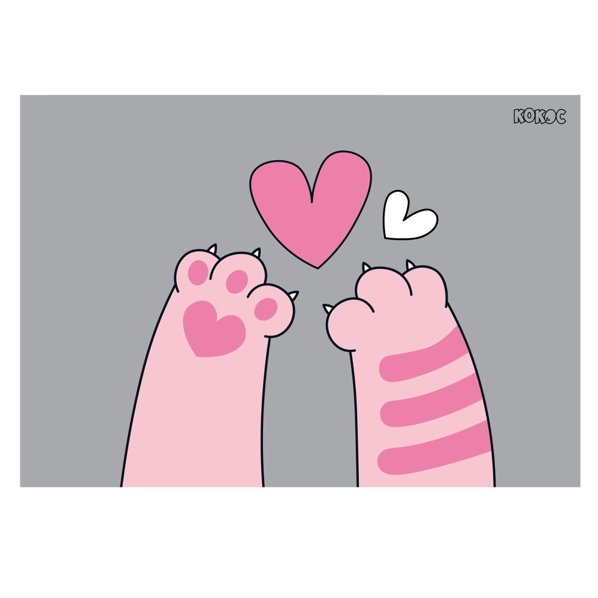 

Скатерть для труда 35х50см 120мкм Cats & Heart Кокос 251007 (жен)