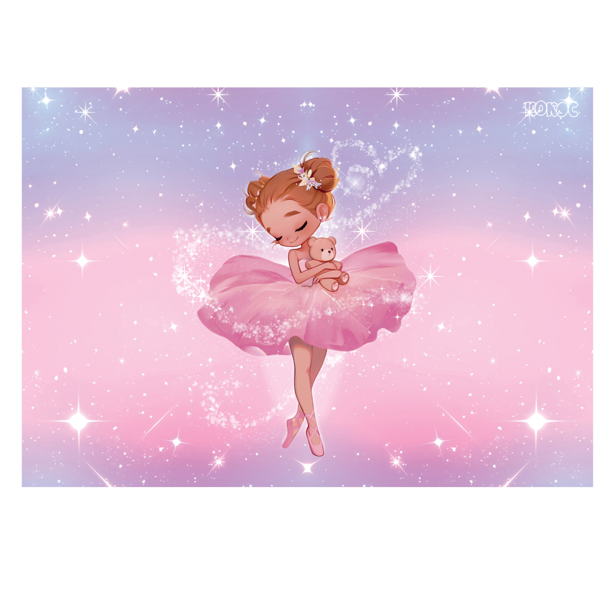 

Скатерть для труда 35х50см 120мкм Small ballerina Кокос 251004 (жен)