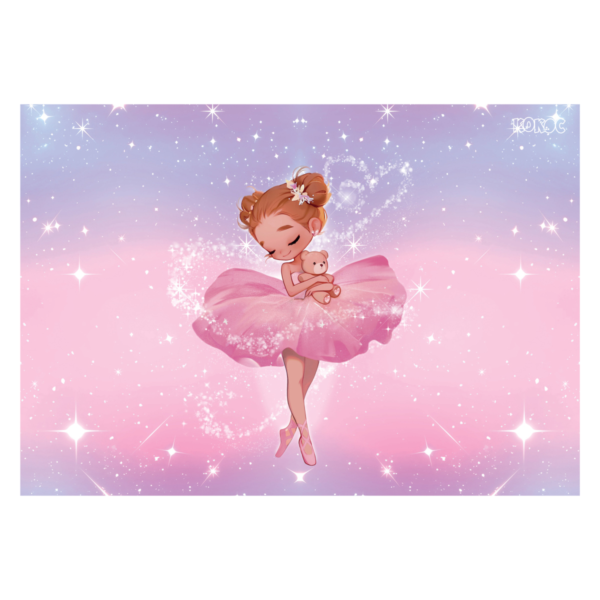

Скатерть для труда 50х70см 120мкм Small ballerina Кокос 251019 (жен)