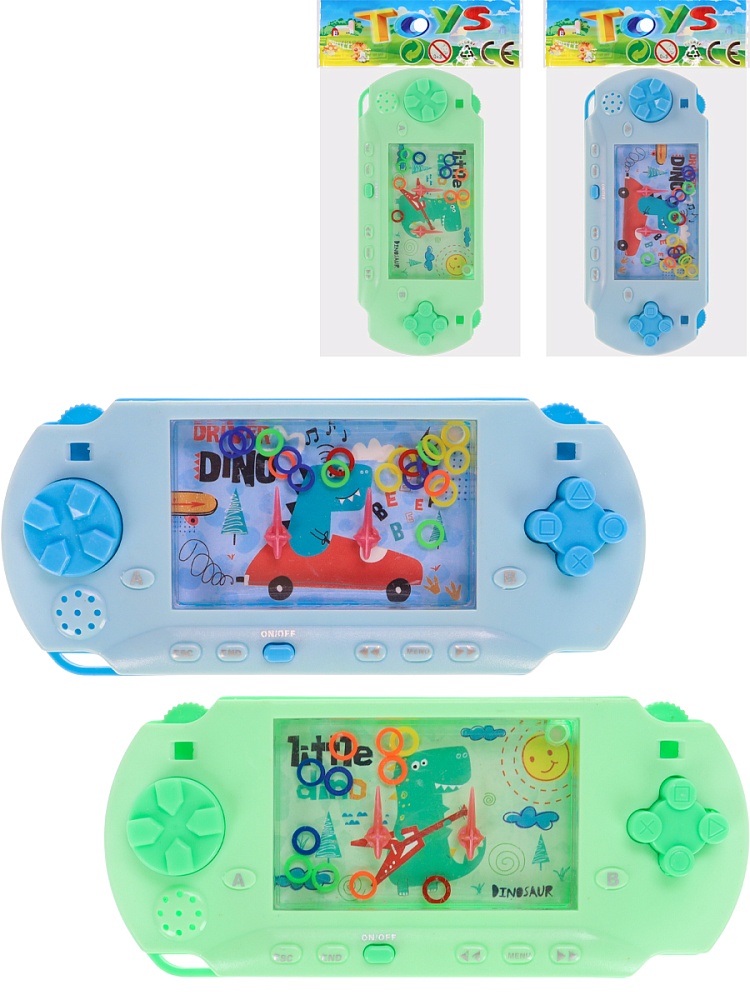 

Водная игра с кольцами Дино 15,5х6,7см Ассорти