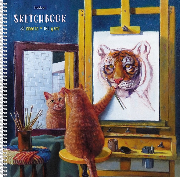 

Скетчбук А3 32л спираль мягк.обл. Узнай себя! жест.подл. пошаг.эскизы 160г/м2 HATBER 32Т3лAпс_27913