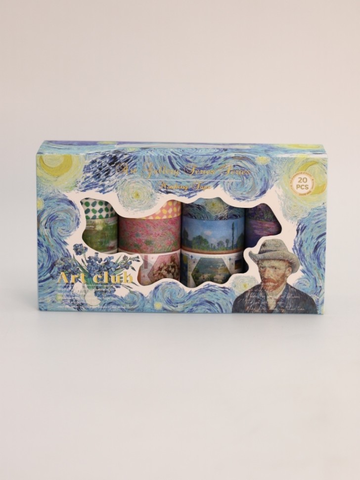 

Лента для декора клейкая набор 20шт Van Gogh ILIKEGIFT XM-JD2622B