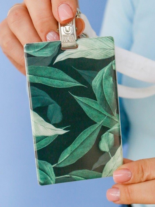 

Футляр для проездного, пропуска и карт 65х105мм ПВХ Tropical leaves ILIKEGIFT 16151