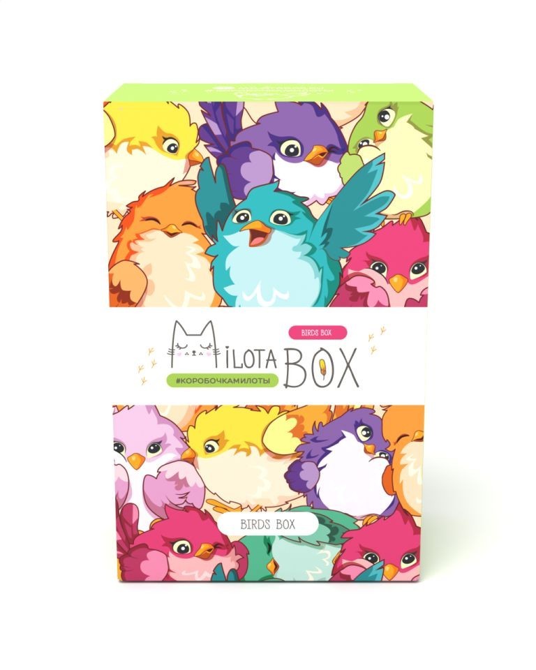 

MilotaBox mini Birds Box Птички коробочка с сюрпризом ILIKEGIFT MBS040