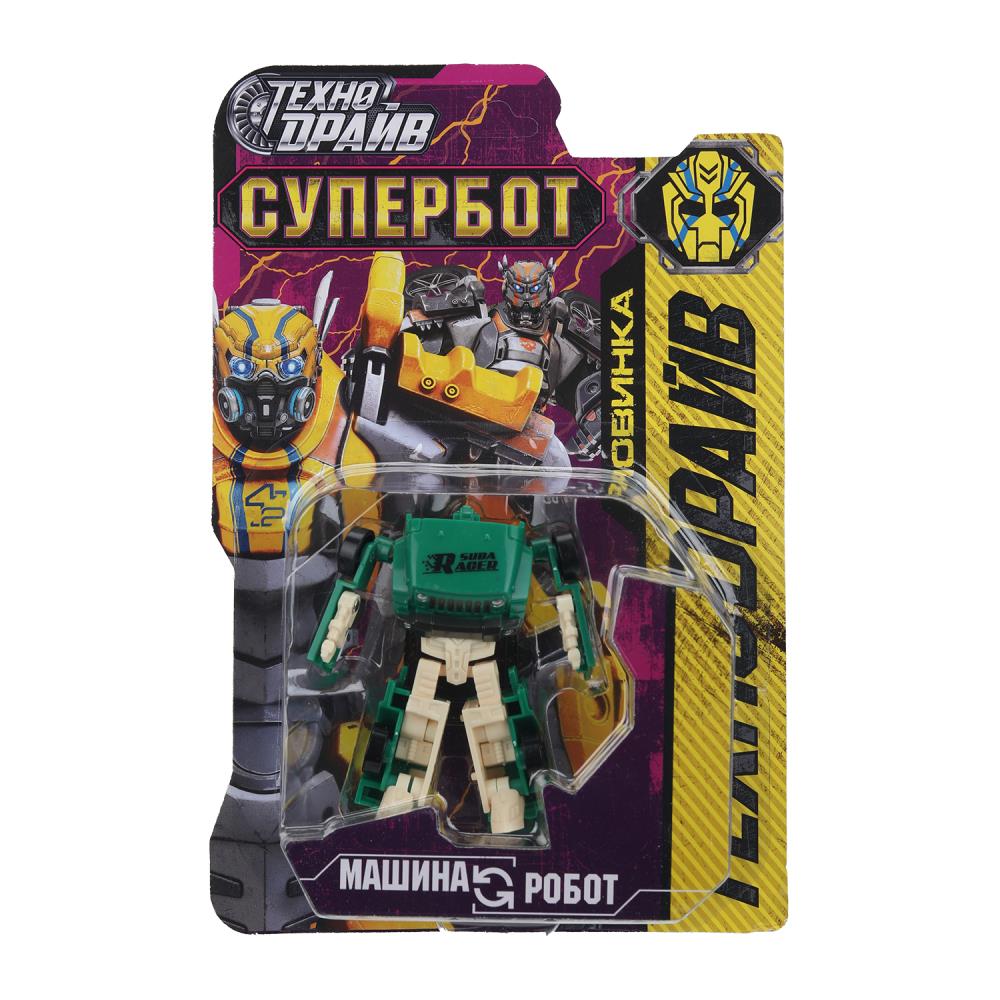 

Робот трансформирующийся в машину Супербот зеленый /блистер/ ТЕХНОДРАЙВ B2155735-R