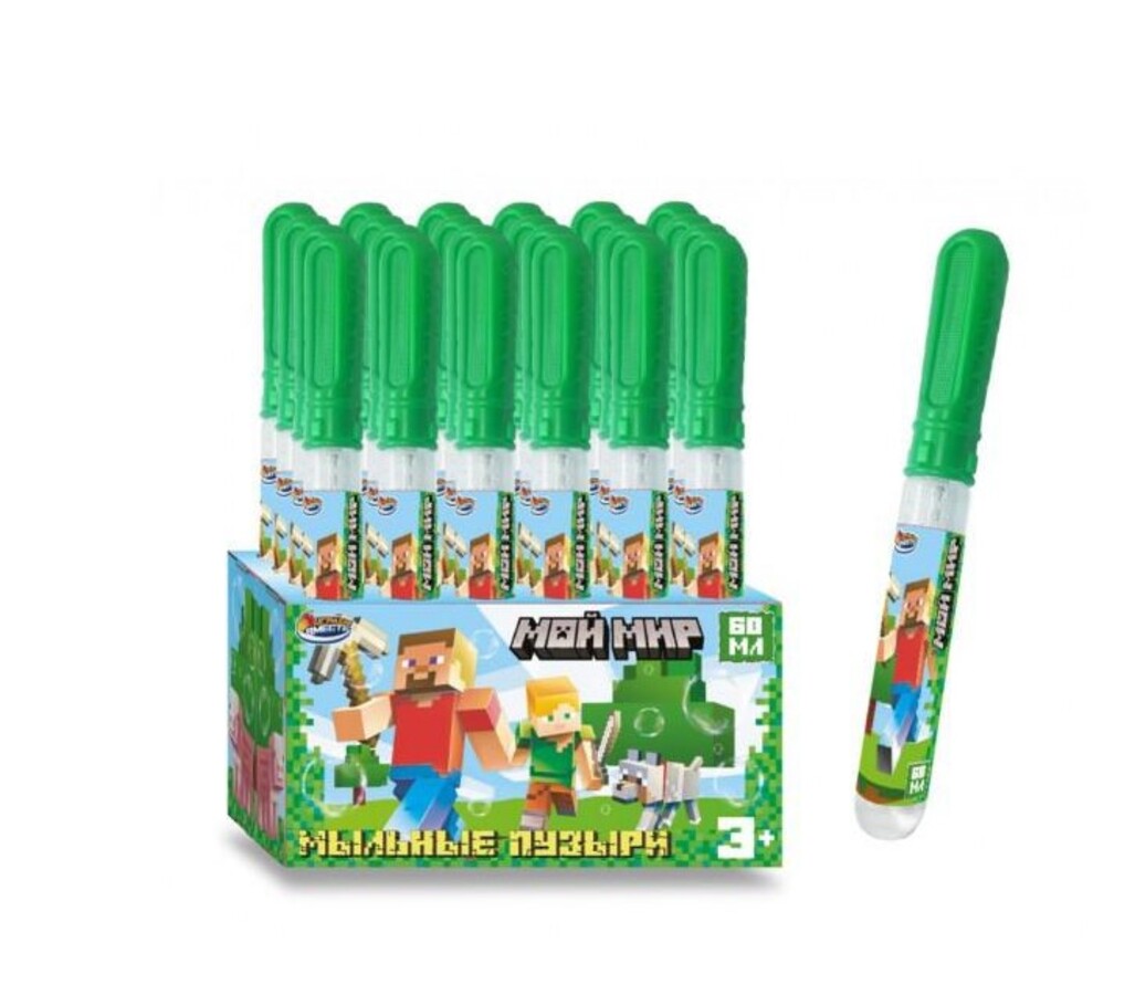 

Мыльные пузыри Мой мир 60мл ИГРАЕМ ВМЕСТЕ 01117-60ЭД