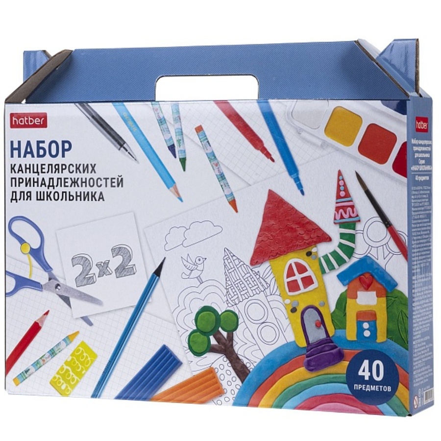 

Набор первоклассника с наполнением 40пр Школьник HATBER Нш4_085663
