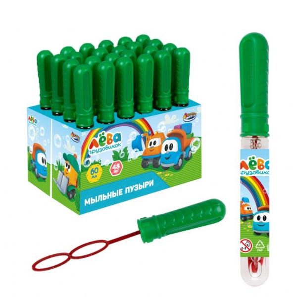 

Мыльные пузыри Грузовичок Лева 60мл ИГРАЕМ ВМЕСТЕ 01112-60ЭД