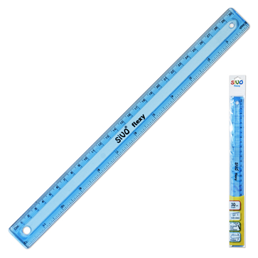 

Линейка пластик 30см Flexy гибкая ассорти Sivo SV-6044F30