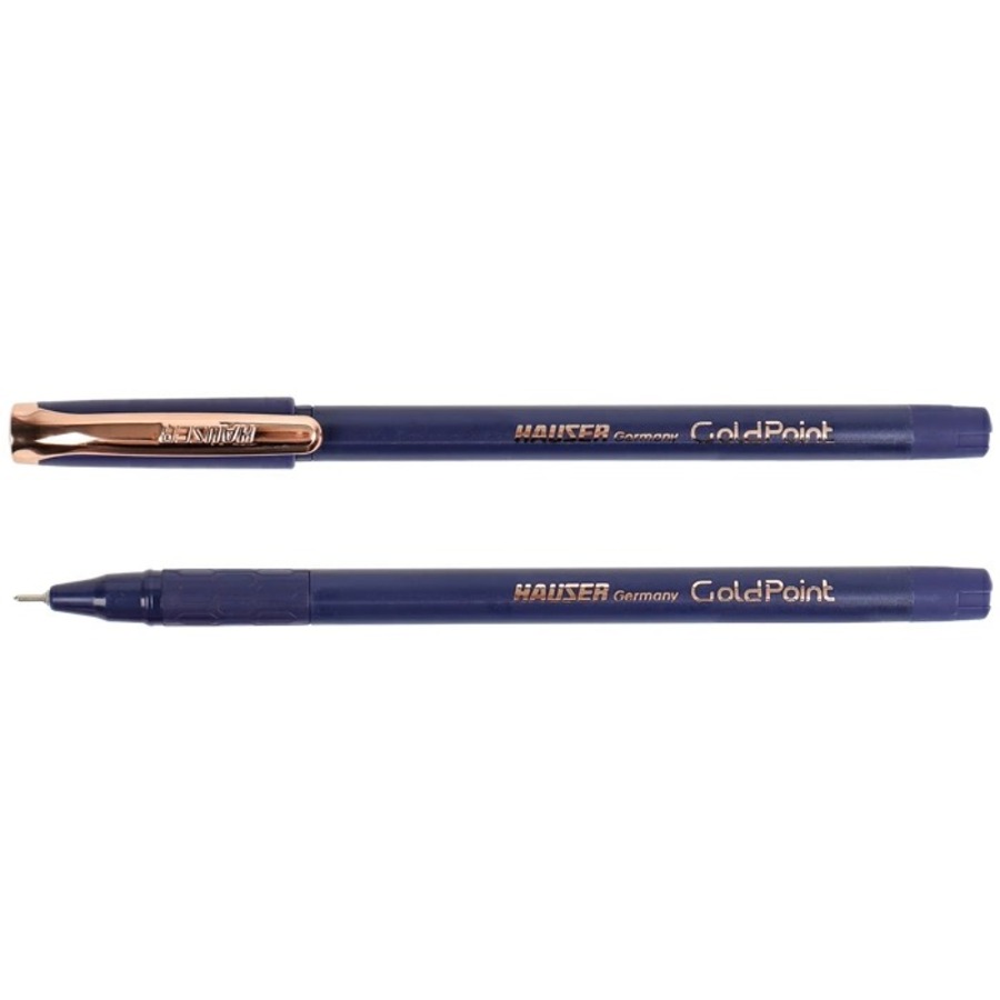 

Ручка шариковая синяя 0,7мм Gold Point Hauser H6403