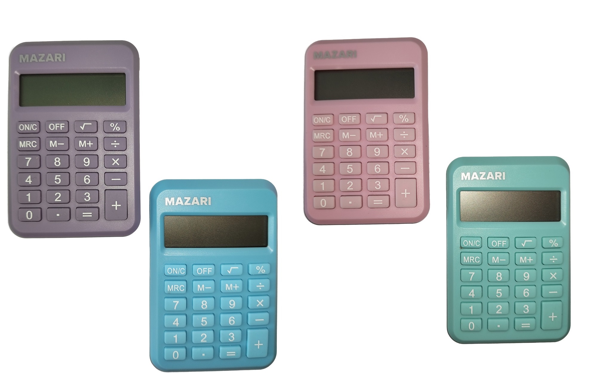 

Калькулятор карманный 8 разряд. 1-е пит. ассорти MAZARI M-4955