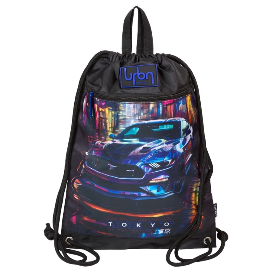 Сумка для обуви 1отд Label Tokyo Drift 33х46см карман на молнии ручки-петли deVENTE 7040557 муж 548₽