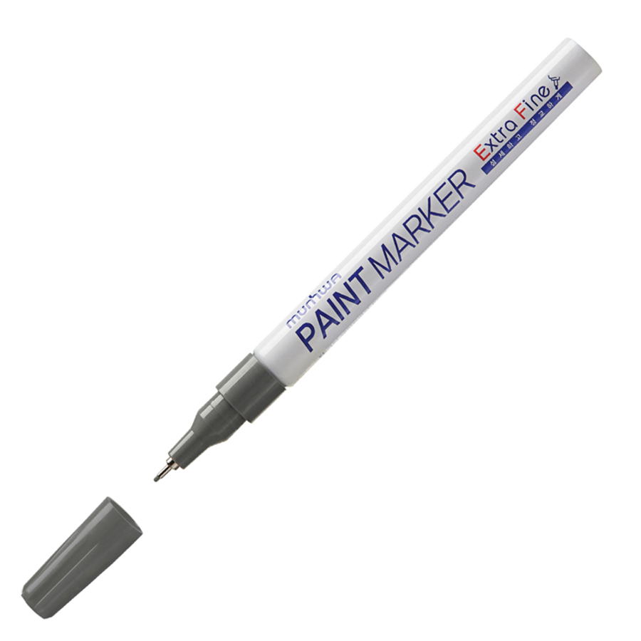 

Маркер-краска серебро 1мм Extra Fine Paint Marker нитро-основа MUNHWA EFPM-06