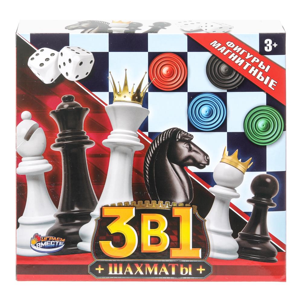 

Набор игр 3 в 1 Шахматы, змеи и лестницы, лудо на магните 16х15х3см ИГРАЕМ ВМЕСТЕ 1704K634-R (144)