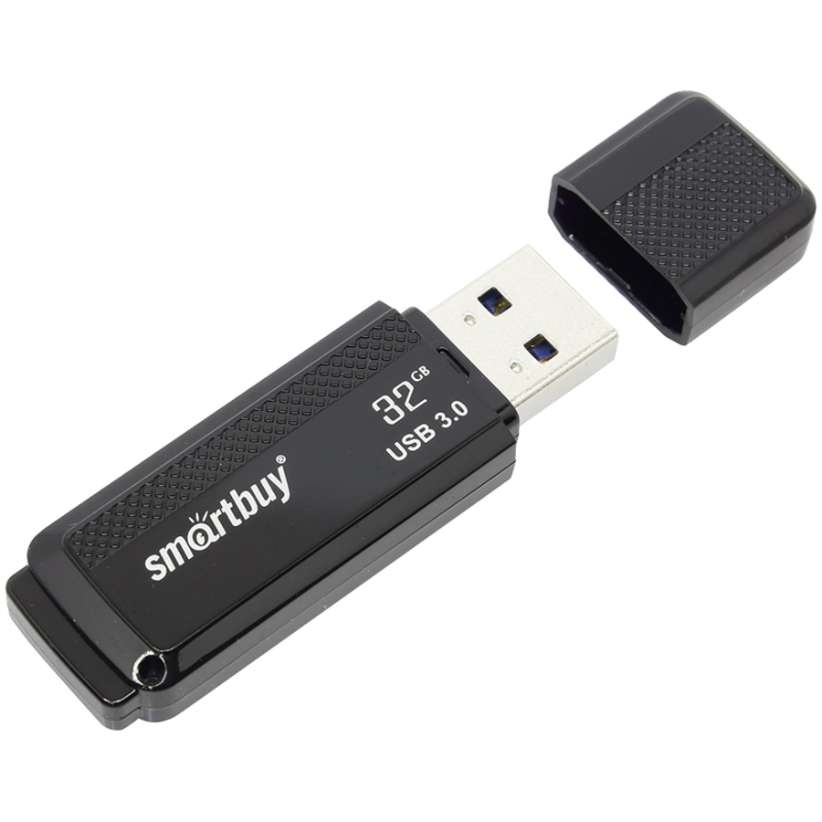 

USB - флешка 32GB Память Dock USB 3.0 Flash Drive черный SMARTBUY SB32GBDK-K3