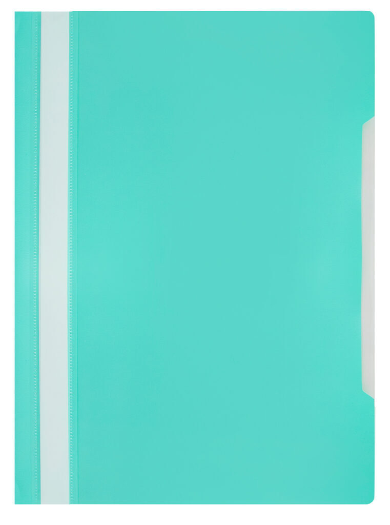 

Папка скоросшиватель пластик А4 на 100л Pastel мятная 140/180мкм БЮРОКРАТ PSLAST/GRN