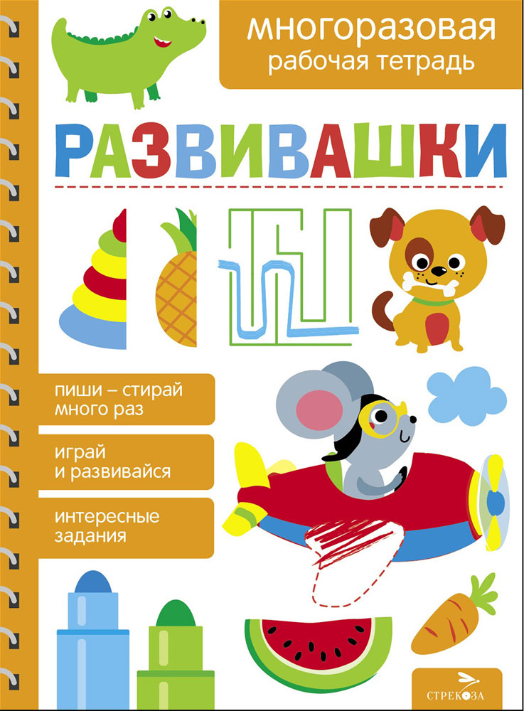 

Многоразовые рабочие тетради. Развивашки