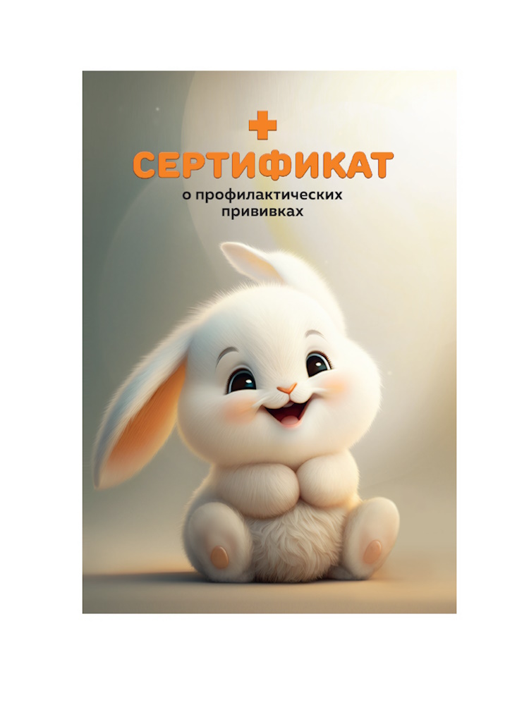 

Сертификат о профилактических прививках А6 12л Кролик PROF-PRESS СПП12-6535