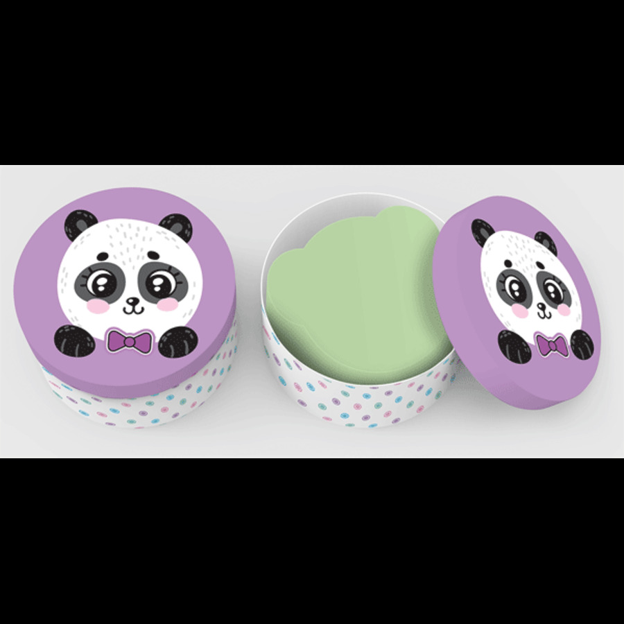 

Блок для записей 70х70мм 700л 100% Cute. Panda пастельный салатовый в форме медведя deVENTE 2013002