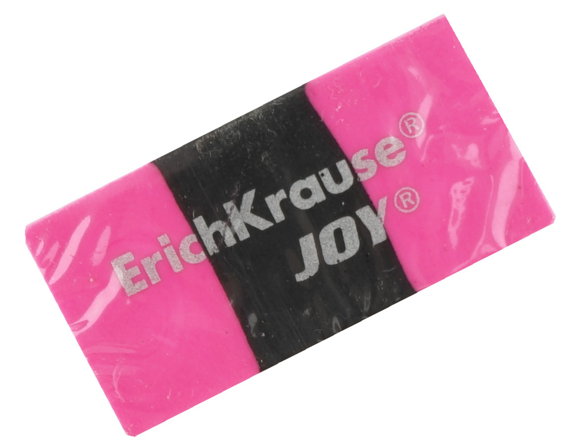 

Ластик прямоугольный синт.каучук 40х20х10мм ассорти Joy ERICH KRAUSE 34649