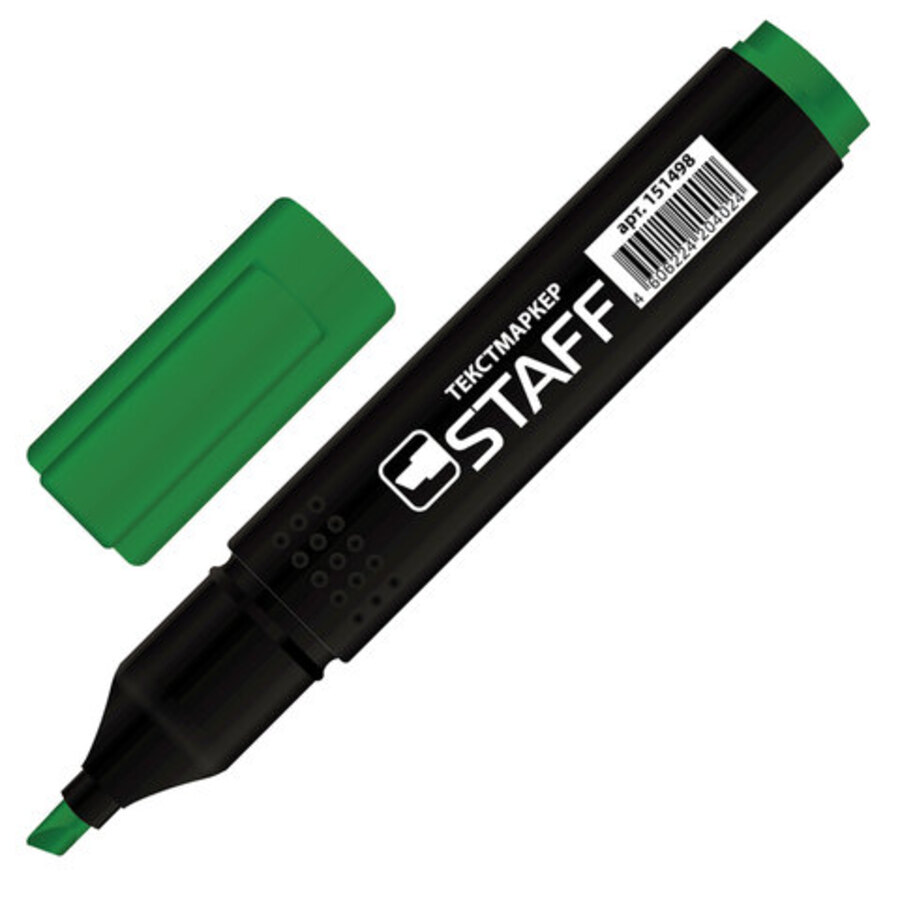 

Текстовыделитель 1-4мм STICK Зеленый STAFF 151498