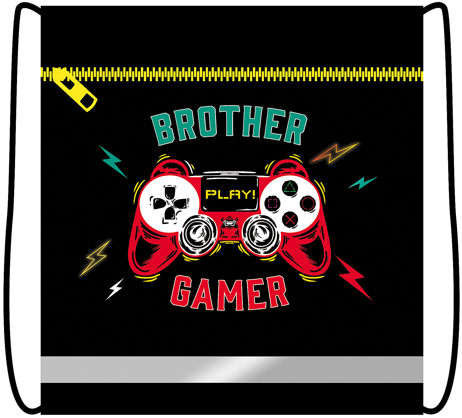

Сумка для обуви 1отд. Brother gamer 34х42см карман светоотр.полоса ПЧЕЛКА СДС-71 (муж)