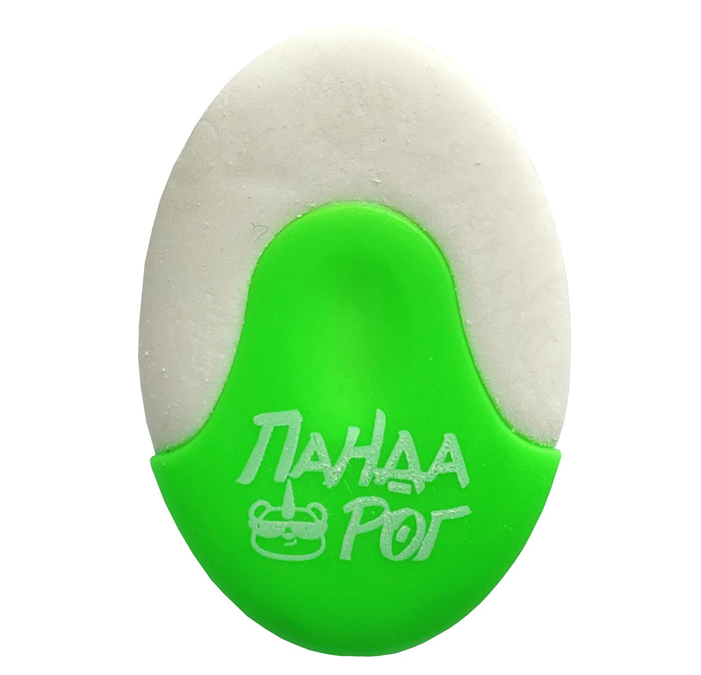 

Ластик овальный 55х37х10мм пласт.держатель ассорти ПандаРог 15-3625