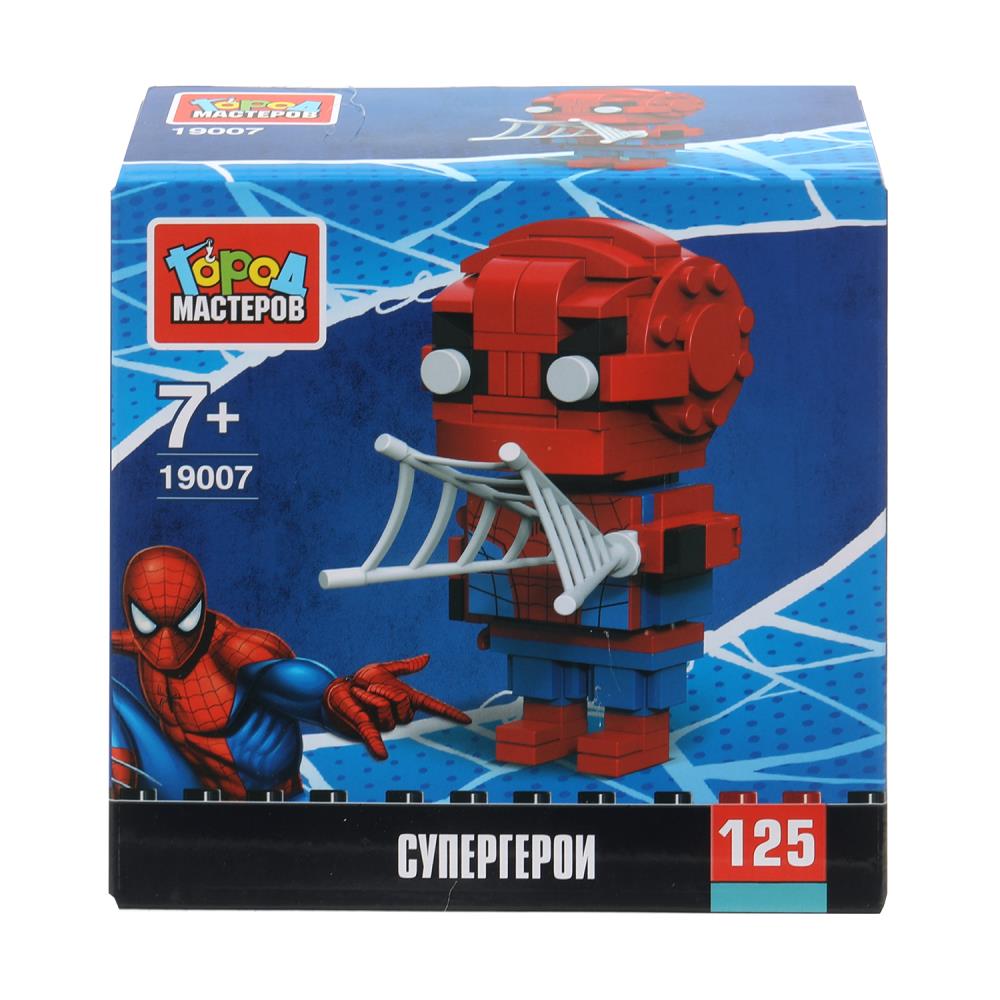 

Конструктор пластиковый Супергерои Сборная фигурка 125 дет. ГОРОД МАСТЕРОВ 19007-ZH