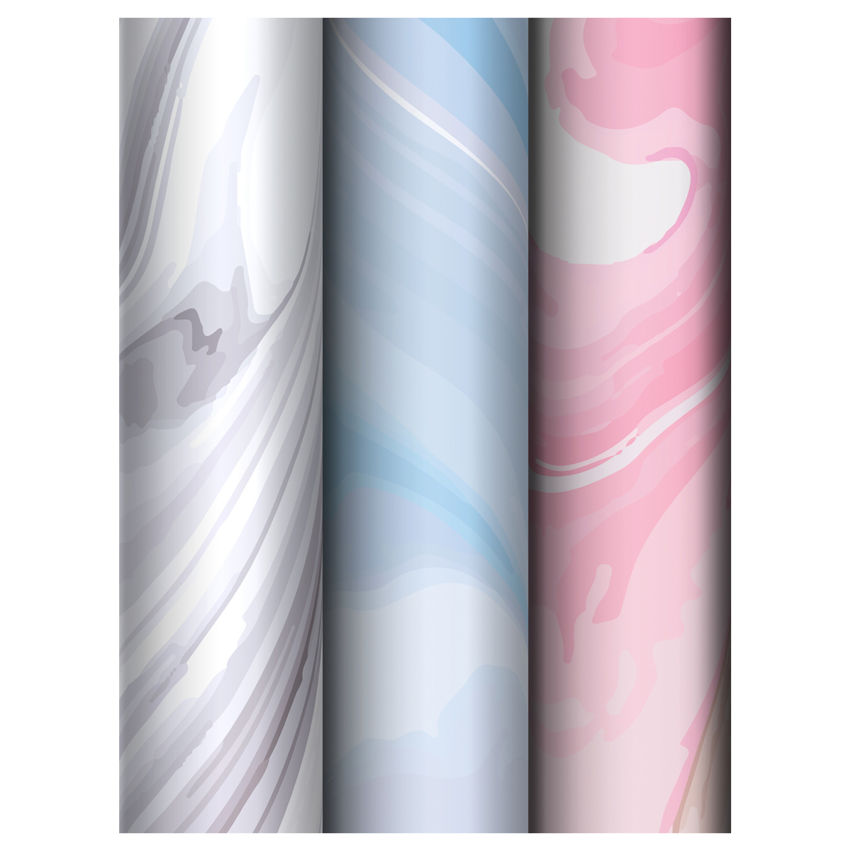 MS_62828 Бумага упаковочная 70х100см Marble ассорти 3 дизайна уни Глянец 86₽
