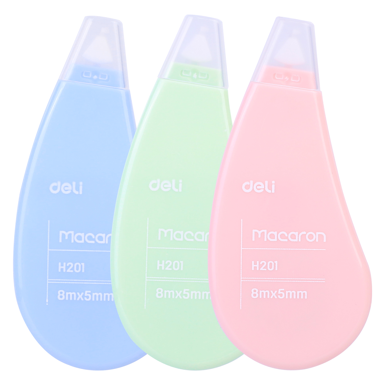 

Корректор роллер 5мм х 8м Macaron ассорти корпус блистер DELI EH20101
