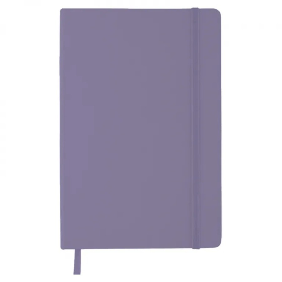 Книжка записная A5 80л клетка твобл Сиреневый кожзам soft touch ляссе deVENTE 2251418 145₽