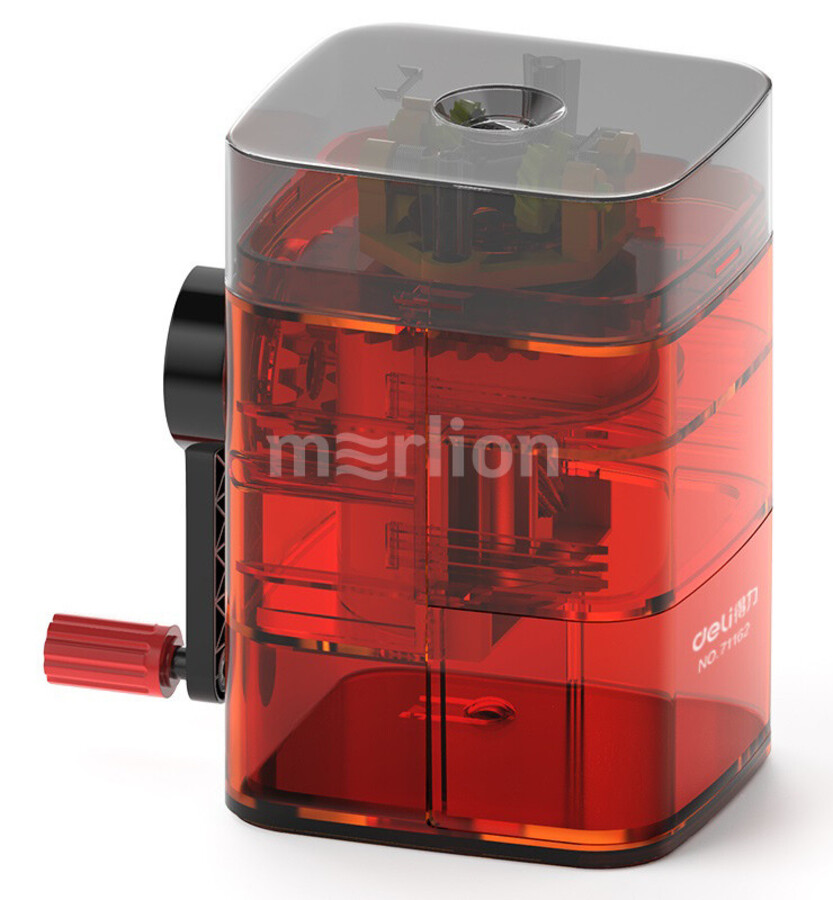 

Точилка механическая 1отв. пластик контейнер красный DELI 71162Red