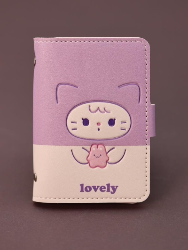 Визитница 20 карт кожзам розовая Lovely sweetie cat ILIKEGIFT 68P-68 312₽