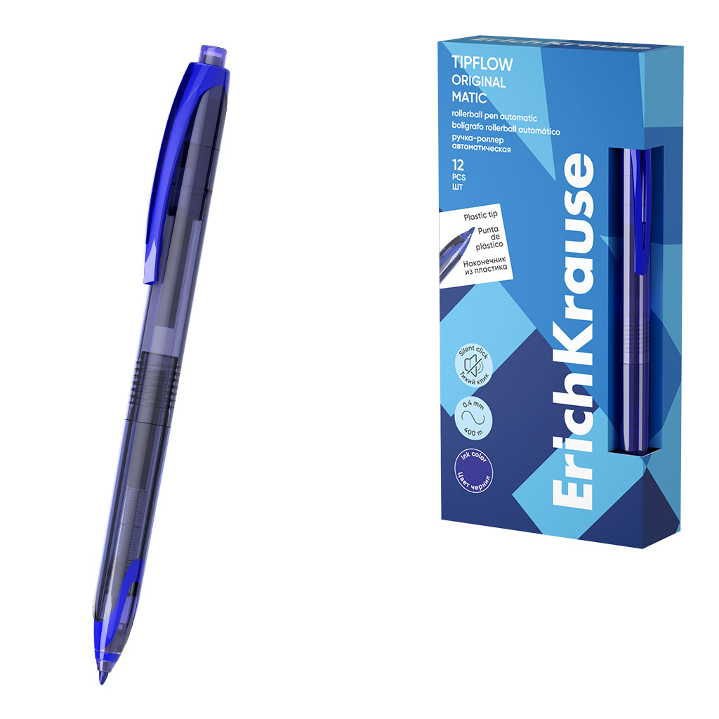 

Роллер синий 0,5мм TipFlow Matic Original ERICH KRAUSE 63700