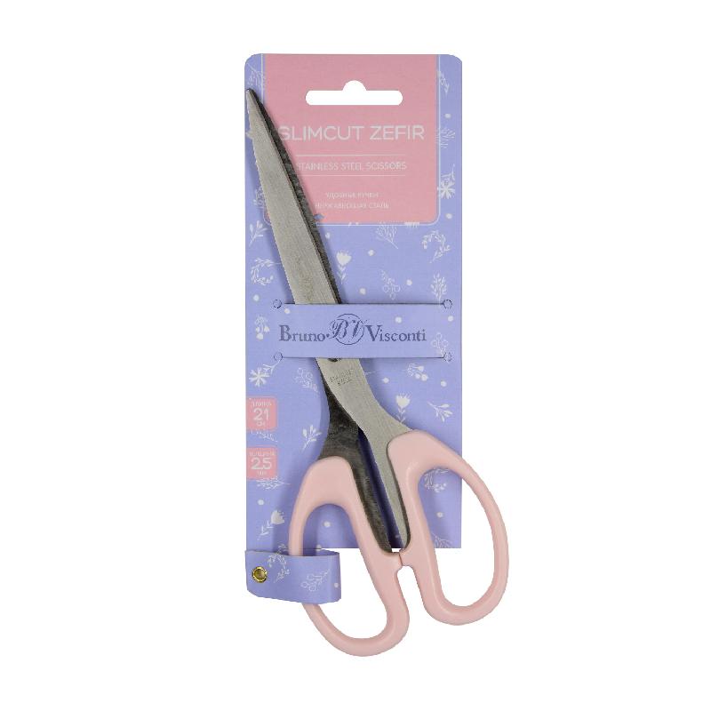 

Ножницы офисные 210мм SlimCut Zefir пласт.ручки европодвес BRUNO VISCONTI 60-0008