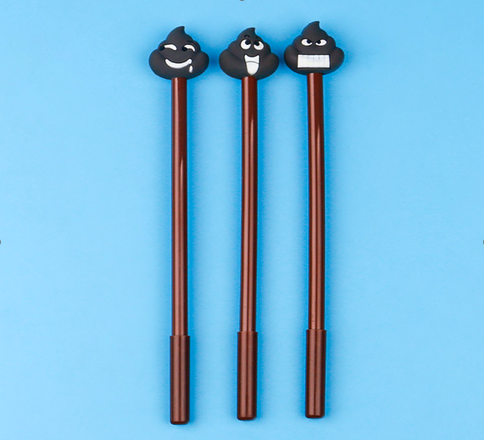 Ручка сувенирная гелевая синяя 05мм Funny poop ассорти ILIKEGIFT 126P-044 47₽