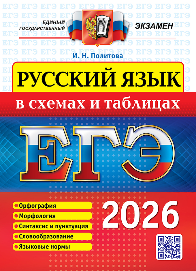 

ЕГЭ 2026. Русский язык в схемах и таблицах