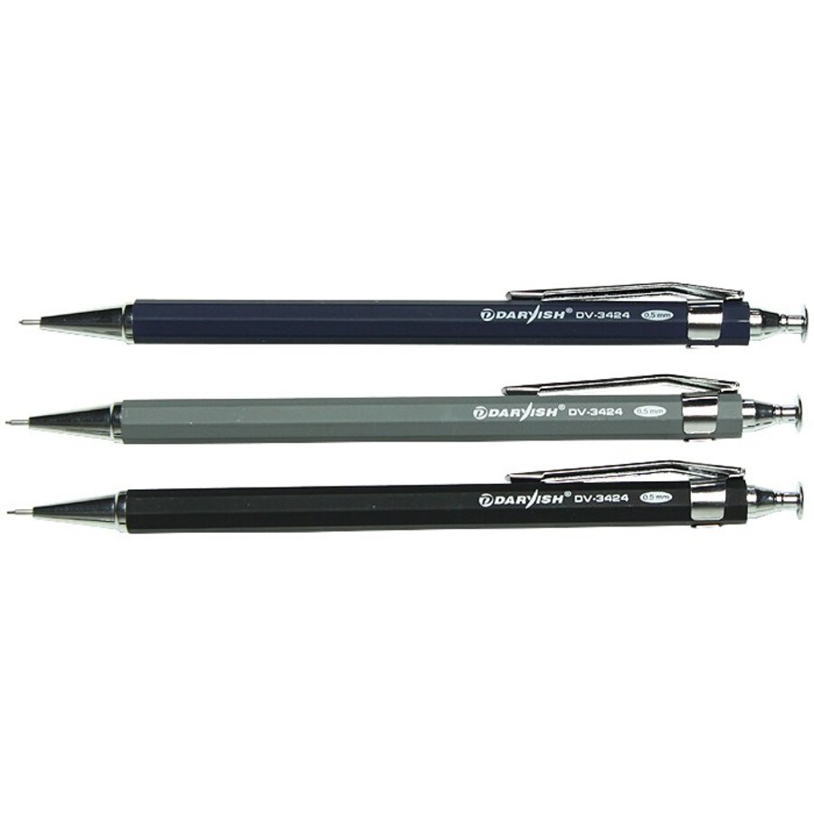 Карандаш автомат 05мм HB пласткорпус ассорти DARVISH DV-3424 65₽