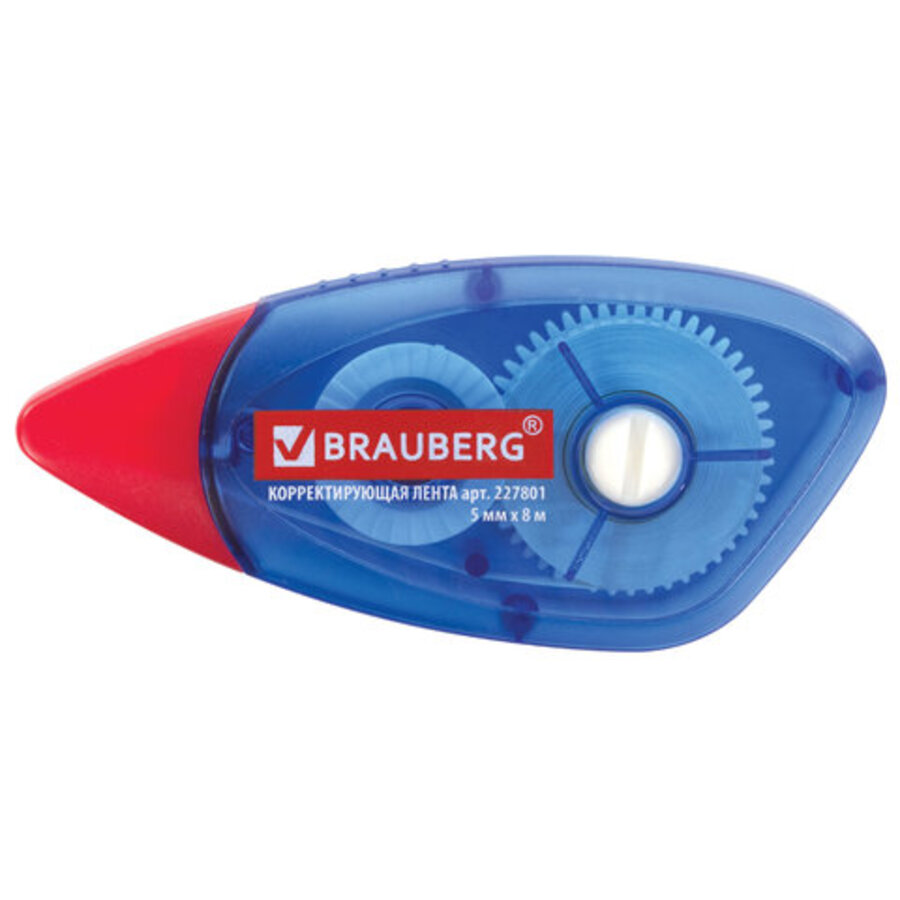 

Корректор роллер 5мм х 8м синий корпус механизм перемотки BRAUBERG 227801