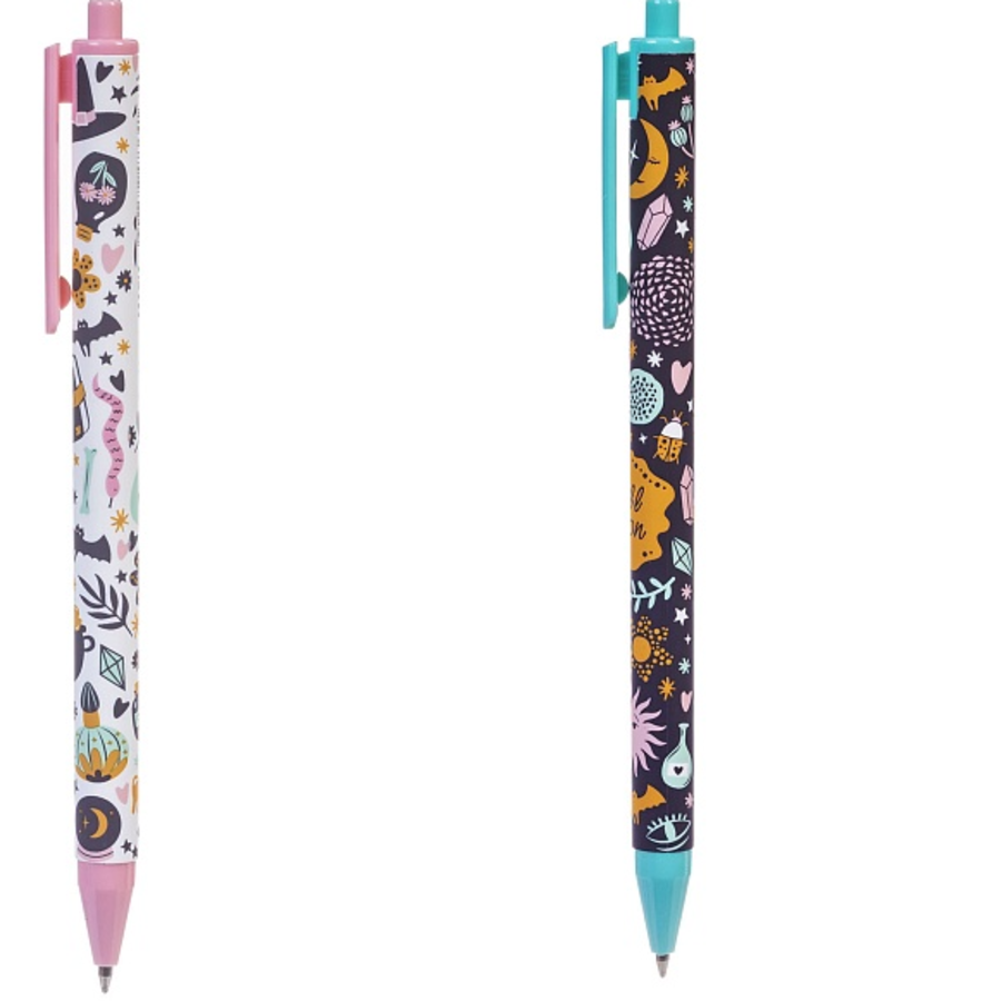 Ручка шариковая автоматическая синяя 07мм Magia маслосн корпус ассорти HATBER BP_078447 39₽