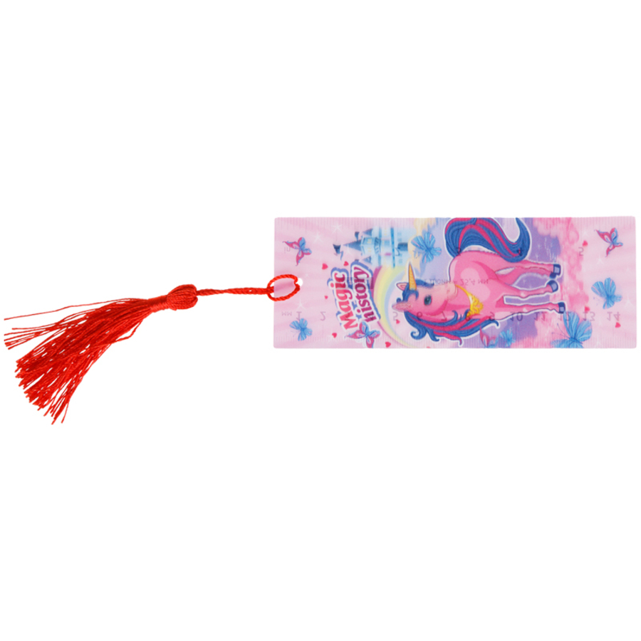 

Закладка с линейкой пластик 15см Magic 3D