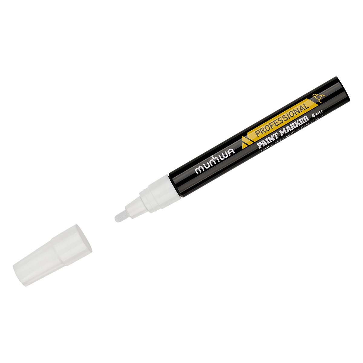 Маркер-краска белый 4мм Professional Paint Marker нитро-основа MUNHWA PPM-05 191₽
