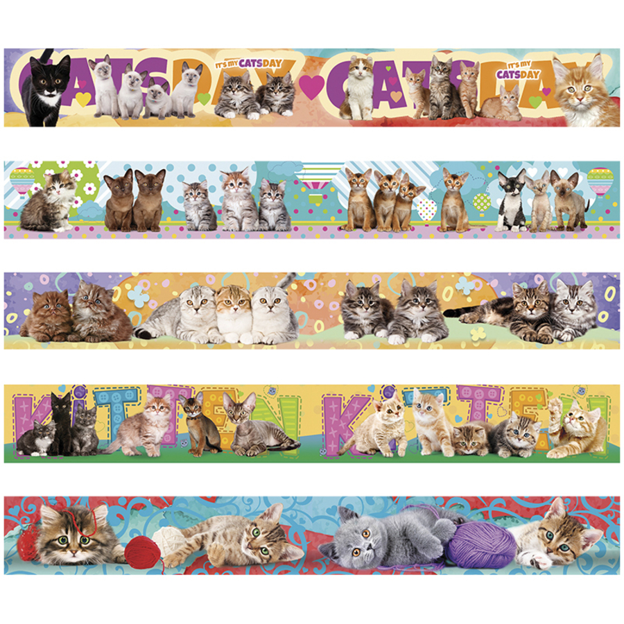 

Закладка магнитная блестки Для девочек Котята