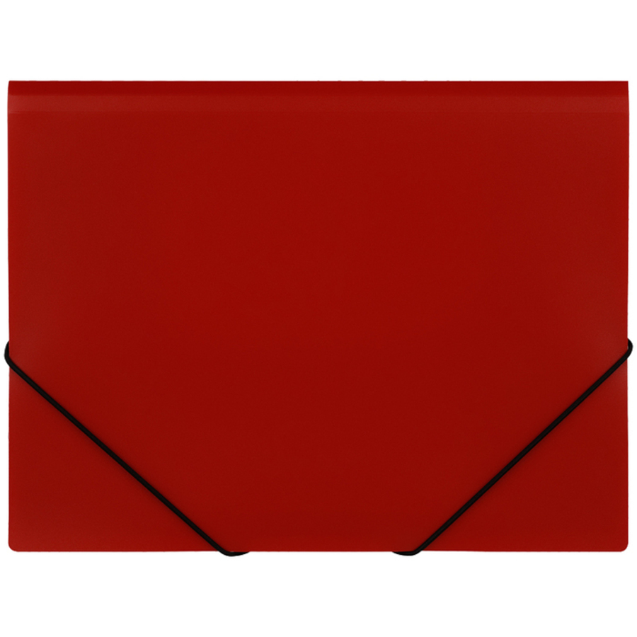 

Папка на резинке пластик А4 1отд. торец 37мм пл.500мкм Красная СТАММ ММ-32191