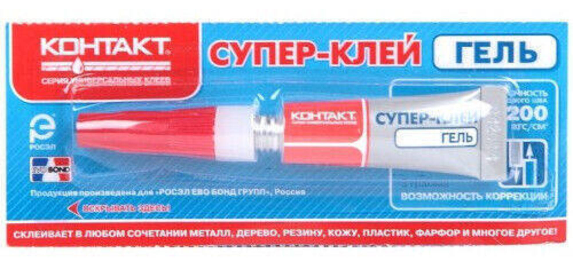 

Клей супер 3г гель Контакт КМ288-312гл/22292