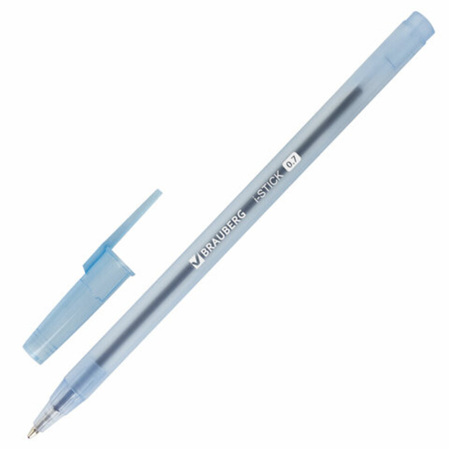 

Ручка шариковая синяя 0,7мм i-STICK BRAUBERG 143442