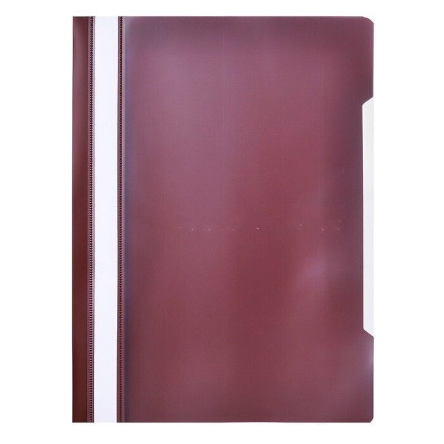 

Папка скоросшиватель пластик А4 на 100л коричневая 120/160мкм БЮРОКРАТ PS20BROWN